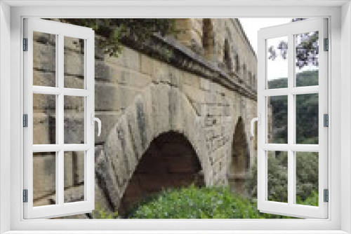 Fototapeta Naklejka Na Ścianę Okno 3D - Pont du GARD