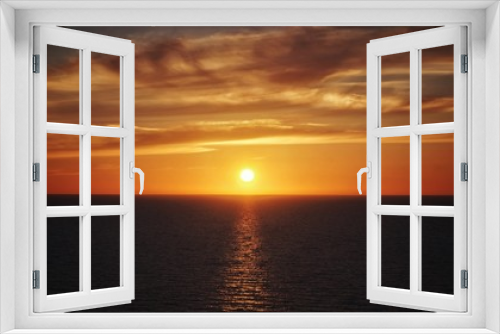 Fototapeta Naklejka Na Ścianę Okno 3D - beautiful sunset over the baltic sea