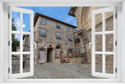 Fototapeta Naklejka Na Ścianę Okno 3D - Old house in tuscany italy