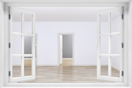 Fototapeta Naklejka Na Ścianę Okno 3D - large luxury modern bright interiors room illustration 3D rendering