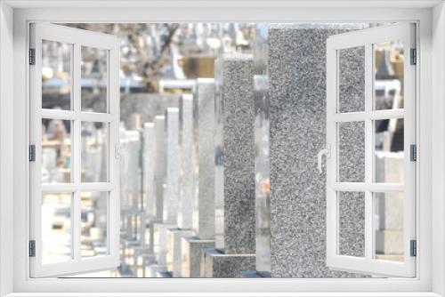 Fototapeta Naklejka Na Ścianę Okno 3D - 墓地