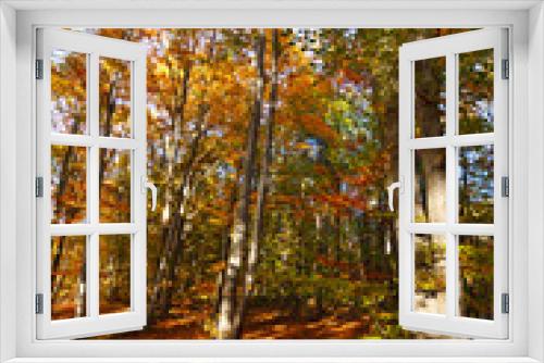 Fototapeta Naklejka Na Ścianę Okno 3D - Fall landscape