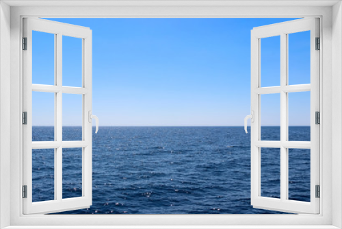 Fototapeta Naklejka Na Ścianę Okno 3D - Mediterranean sea and sky, horizon