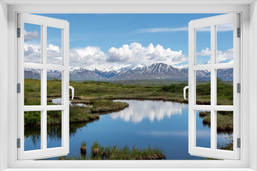 Fototapeta Naklejka Na Ścianę Okno 3D - Alaska Range
