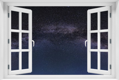 Fototapeta Naklejka Na Ścianę Okno 3D - Night starry sky with colorful Milky Way at summer. Beautiful Universe.