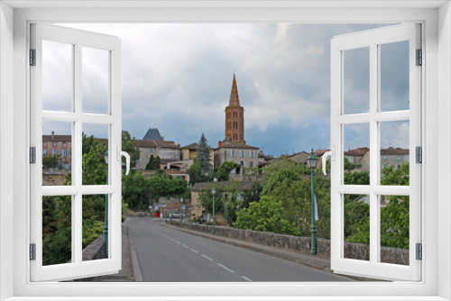 Fototapeta Naklejka Na Ścianę Okno 3D - Village de Montricoux