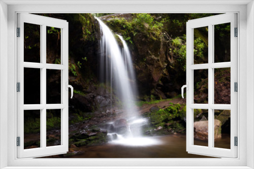 Fototapeta Naklejka Na Ścianę Okno 3D - Grotto Falls in Smoky Mountain National Park
