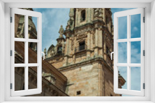 Fototapeta Naklejka Na Ścianę Okno 3D - Church of the Holy Spirit and belfry at Salamanca