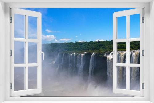 Fototapeta Naklejka Na Ścianę Okno 3D - Iguazu Falls on the border of Brazil and Argentina