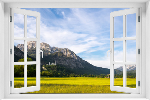 Fototapeta Naklejka Na Ścianę Okno 3D - Mountains Alpy Tegelberg