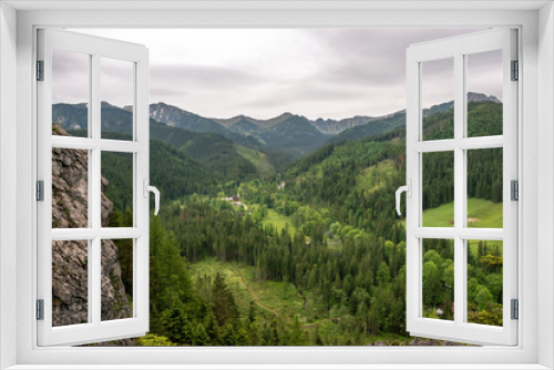 Fototapeta Naklejka Na Ścianę Okno 3D - Kuźnice i Tatry Zachodnie