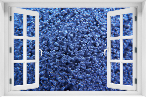 Fototapeta Naklejka Na Ścianę Okno 3D - eiskristall makroaufnahme blau