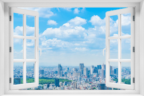 東京の都市風景 Tokyo city skyline , Japan.