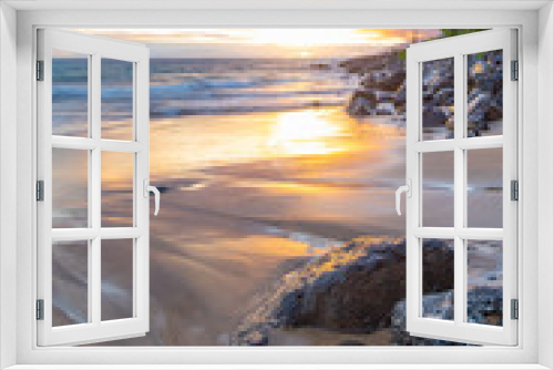 Fototapeta Naklejka Na Ścianę Okno 3D - Maui Beach Sunset 