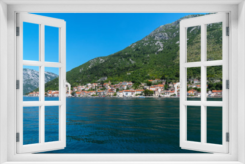 Fototapeta Naklejka Na Ścianę Okno 3D - Herceg Novi old town in Kotor bay in Montenegro