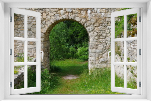 Fototapeta Naklejka Na Ścianę Okno 3D - Tor zur Natur
