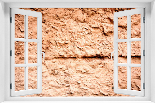 Fototapeta Naklejka Na Ścianę Okno 3D - background texture concrete pink old wall