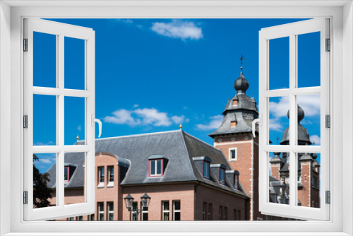 Fototapeta Naklejka Na Ścianę Okno 3D - town hall of Duffel, Belgium