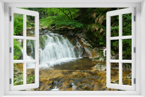 Fototapeta Naklejka Na Ścianę Okno 3D - Wasserfall Allerheiligen