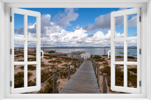 Fototapeta Naklejka Na Ścianę Okno 3D - sand dunes shoreline