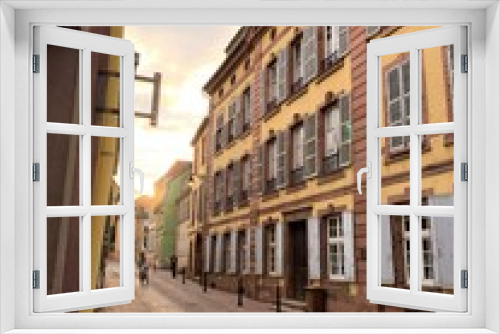 Fototapeta Naklejka Na Ścianę Okno 3D - A view from the streets of Colmar in Alsace region of France