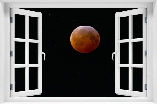 Fototapeta Naklejka Na Ścianę Okno 3D - Blood Moon Lunar Eclipse 2019