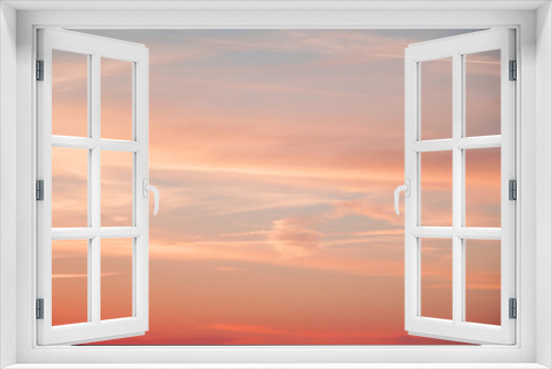 Fototapeta Naklejka Na Ścianę Okno 3D - beautiful evening cloudscape background