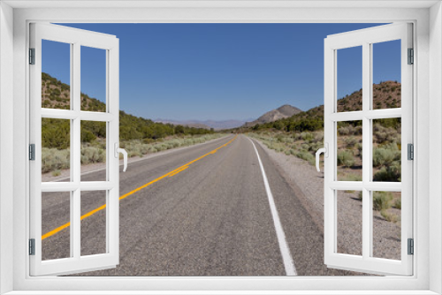 Fototapeta Naklejka Na Ścianę Okno 3D - Great Basin Highway near Caliente, Lincoln County, Nevada