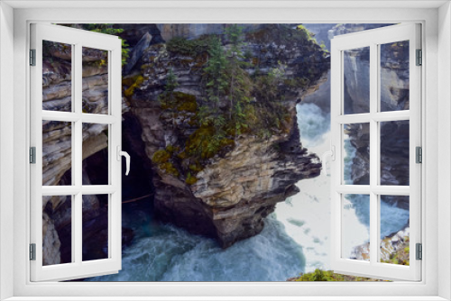 Fototapeta Naklejka Na Ścianę Okno 3D - Athabasca Falls in Banff Jasper National Park