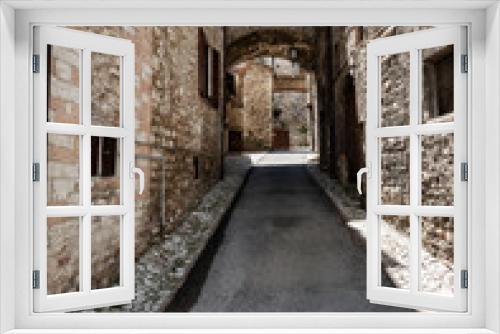 Fototapeta Naklejka Na Ścianę Okno 3D - ancient medieval citadel of Narni in Umbria, Italy