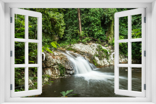 Fototapeta Naklejka Na Ścianę Okno 3D - beautiful waterfall