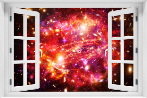 Fototapeta Naklejka Na Ścianę Okno 3D - Galaxies. The elements of this image furnished by NASA.