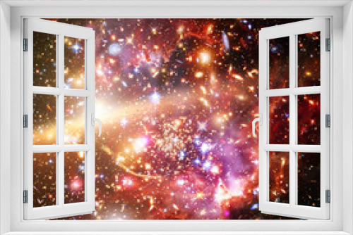 Fototapeta Naklejka Na Ścianę Okno 3D - Galaxy. The elements of this image furnished by NASA.