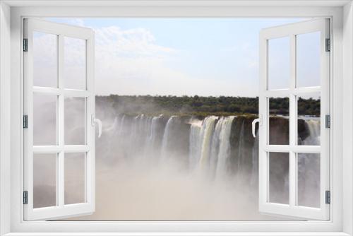 Fototapeta Naklejka Na Ścianę Okno 3D - Iguazu falls view, Argentina