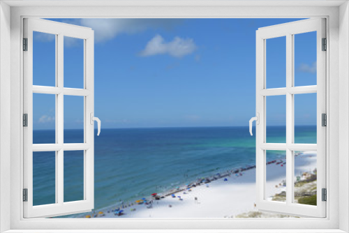 Fototapeta Naklejka Na Ścianę Okno 3D - Emerald Coast Beach