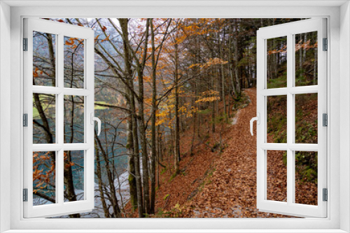 Fototapeta Naklejka Na Ścianę Okno 3D - Herbst in Tirol