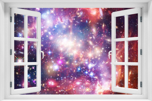 Fototapeta Naklejka Na Ścianę Okno 3D - Galaxy, nebula and gas. The elements of this image furnished by NASA.