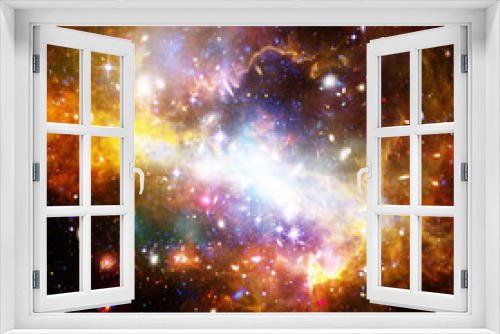 Fototapeta Naklejka Na Ścianę Okno 3D - Galaxy and light. The elements of this image furnished by NASA.