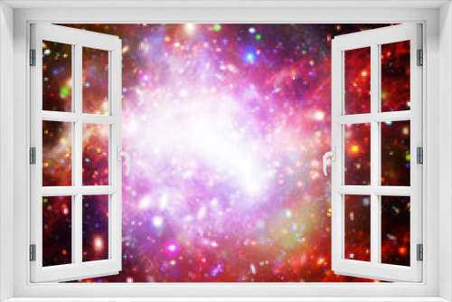 Fototapeta Naklejka Na Ścianę Okno 3D - Amazing galaxy view. The elements of this image furnished by NASA.