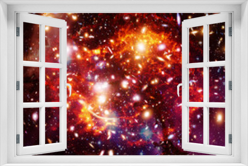 Fototapeta Naklejka Na Ścianę Okno 3D - Galaxies. The elements of this image furnished by NASA.
