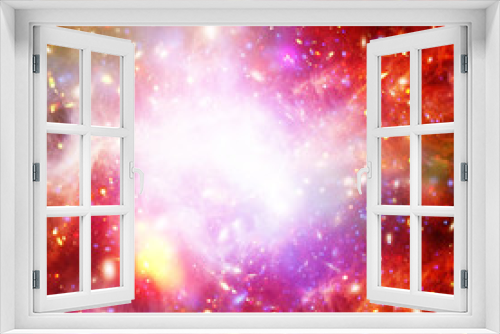 Fototapeta Naklejka Na Ścianę Okno 3D - Star field in space and a nebulae. The elements of this image furnished by NASA.