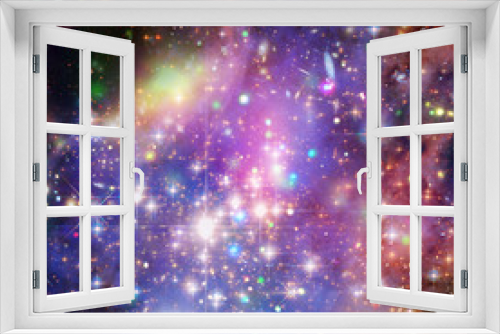 Fototapeta Naklejka Na Ścianę Okno 3D - Highly detailed epic galaxy and stars. The elements of this image furnished by NASA.