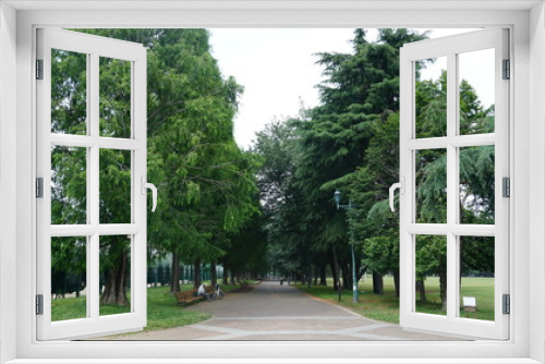 Fototapeta Naklejka Na Ścianę Okno 3D - 彩の森 入間公園