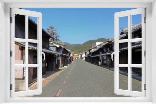 Fototapeta Naklejka Na Ścianę Okno 3D - 美濃市の街並み（岐阜県）,mino,gifu,japan
