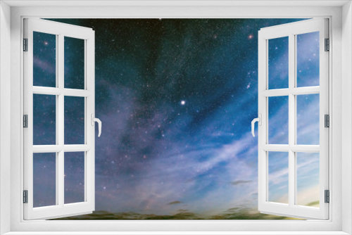 Fototapeta Naklejka Na Ścianę Okno 3D - 宮古島 シリウスと満天の星