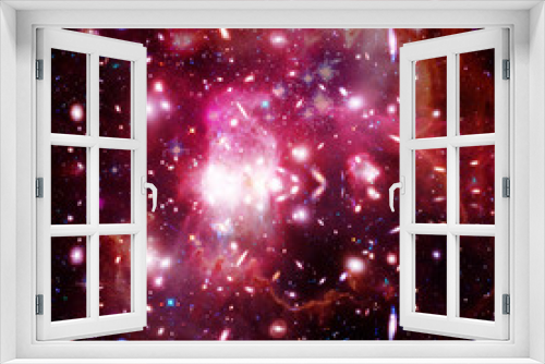 Cosmic galaxy background. Stars and cosmic gas.The elements of this image furnished by NASA.