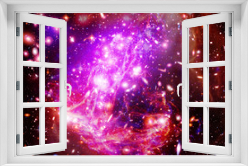 Fototapeta Naklejka Na Ścianę Okno 3D - Cosmic galaxy background. Stars and cosmic gas.The elements of this image furnished by NASA.