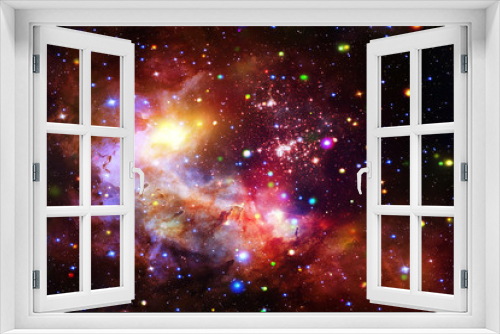 Fototapeta Naklejka Na Ścianę Okno 3D - Galaxy and nebulae. The elements of this image furnished by NASA.