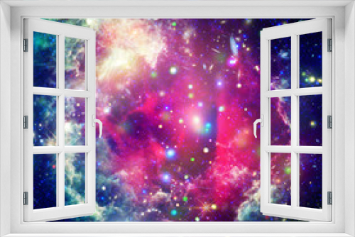 Fototapeta Naklejka Na Ścianę Okno 3D - Galaxy and stardust. The elements of this image furnished by NASA.