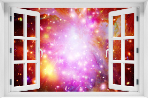 Fototapeta Naklejka Na Ścianę Okno 3D - Glaxies and nebula in deep space. Star cluster. The elements of this image furnished by NASA.